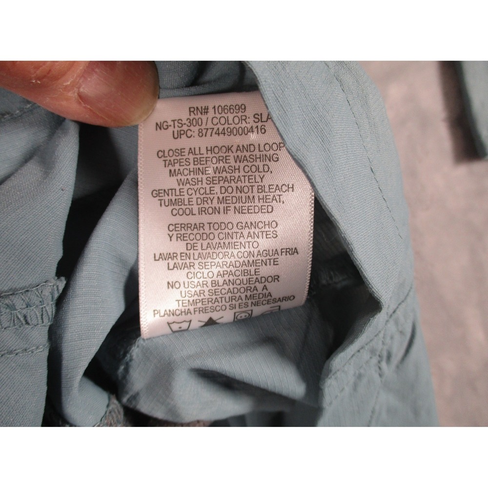 Natural Gear Fishing Shirt Mens L Blue Long Sleeve Button Up Vented Outdoor NWT - Picture 8 of 8